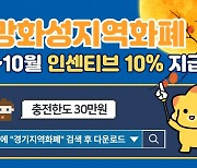 화성시,9~10월 지역화폐 인센티브 10%로 상향