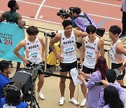 1년 만에 한국기록 갈아치운 U-20 한국 육상 남자 계주팀