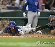 Cubs Nationals Baseball