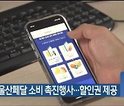 울산몰·울산페달 소비 촉진행사…할인권 제공