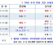 대구, 추석맞이 청소 종합대책 마련…공사·용역·물품 조기지급도