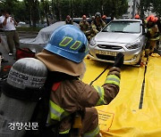 에어매트 ‘뒤집힘’ 없어지나…소방청 “사용 연한 지난 490개 교체 추진”