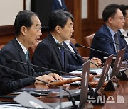 국무회의, 발언하는 한덕수 총리