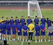 팔레스타인전 위해 소집된 축구 국가대표팀