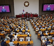 박찬대 원내대표, 교섭단체 대표 연설