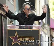 Tim Burton Hollywood Walk of Fame Ceremony