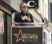 Tim Burton Hollywood Walk of Fame Ceremony