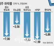 다시 'R의 공포'…삼성전자·하이닉스만 25조 증발