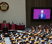 교섭단체 대표연설하는 추경호 원내대표