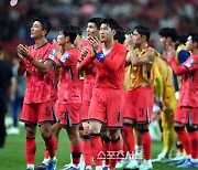 [포토] 팔레스타인과 0-0 무승부 대한민국 축구대표팀