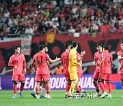 [포토]팔레스타인전 0-0 무승부 기록한 한국 축구