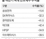 반도체 피크아웃? 10개월만에 다시 '6만전자'