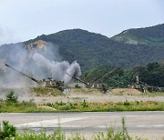 백령도·연평도서 해상사격훈련···K-9·천무 390여발 발사···71일 만에