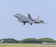 KF-21 시험비행조종사로서 첫 평가임무에 나선 정다정 소령