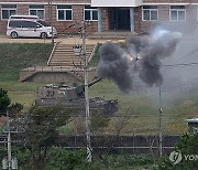 연평도에서 실시된 해상 사격 훈련