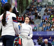 영화인 출신 휠체어 검객 조은혜, 개인전 노메달…단체전 노려