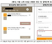 서울 5성급 호텔 89% ‘눈속임 마케팅’…가격 차이 최대 21%