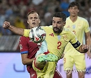 APTOPIX Serbia Spain Nations League Soccer