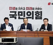 원내대책회의 주재하는 추경호 원내대표