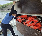 보령해경, 추석 연휴 전 유·도선 안전 점검