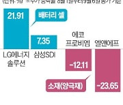 배터리 셀 기업 뛰고 소재는 '비틀'…2차전지株, 불안한 반등