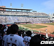 수원 야구 열기 미쳤다! 누적 관중 69만9000명 돌파…시즌 최다 관중 신기록 세우다 [오!쎈 수원]