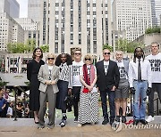 NYFW Ribbon Cutting at Rockefeller Center