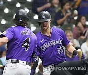 Rockies Brewers Baseball