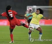 U20 WWcup Soccer Canada Brazil