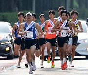 통일구간마라톤대회…서울·한전 1위[포토뉴스]