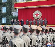 김정은, 오진우명칭 포병종합군관학교 시찰