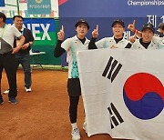 한국 소프트테니스 금 4개로 종합우승…NH농협은행 이민선 3관왕