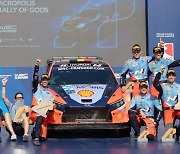 현대차 '2024 WRC 그리스 랠리'서 1~3위 석권