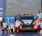 현대자동차 월드랠리팀, 2024 WRC 그리스 랠리서 트리플 포디움 달성