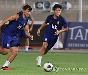 '황소 터졌다'... 한국, 황희찬 선제골로 오만에 1-0(전반 10분)