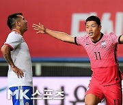 ‘황희찬 선제골’ 이후 주도권 내준 한국, 오만에 동점골 허용하며 1-1 전반 마무리