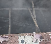 화재 발생한 시흥 신안산선 목감역 공사 현장