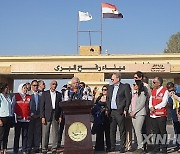 EGYPT-RAFAH CROSSING-EU OFFICIAL-VISIT