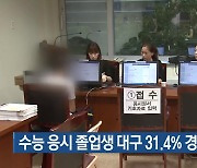 수능 응시 졸업생 대구 31.4% 경북 18.1%