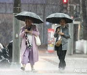 충남 중·북부 6개 시·군 호우주의보…시간당 최대 30~60㎜