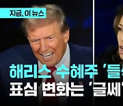 증시 '해리스 우세' 들썩여도…"표심 바꿨다" 4% 뿐