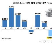 K-반도체 실망…발빼는 외국인, 한달새 6조원 팔았다