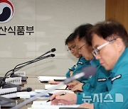 럼피스킨 발생, 가축질병방역대책본부 회의 주재하는 김종구 농업혁신정책실장