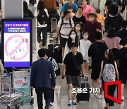 [포토] 붐비는 인천공항 출국장