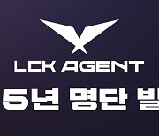 한국e스포츠협회, 2025년 LCK 공인 에이전트 명단 발표