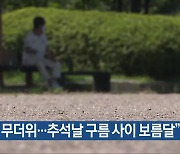 “충북 연휴 무더위…추석날 구름 사이 보름달”