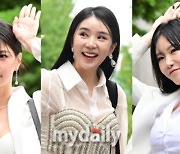 '다시 돌아온' 피에스타, 출근길 팬 만남에 방긋방긋…에너지 넘치는 인사 [MD동영상]