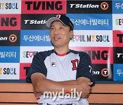 [MD포토] 이승엽 '추석 앞두고 환한 미소'