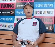 [MD포토] 이승엽 '마지막까지 최선을'