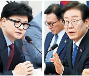 ‘차기 대권 주자 적합도’ 이재명 44.5%·한동훈 22.0%